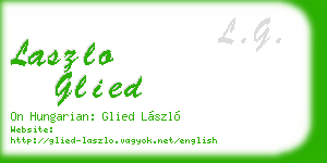 laszlo glied business card
